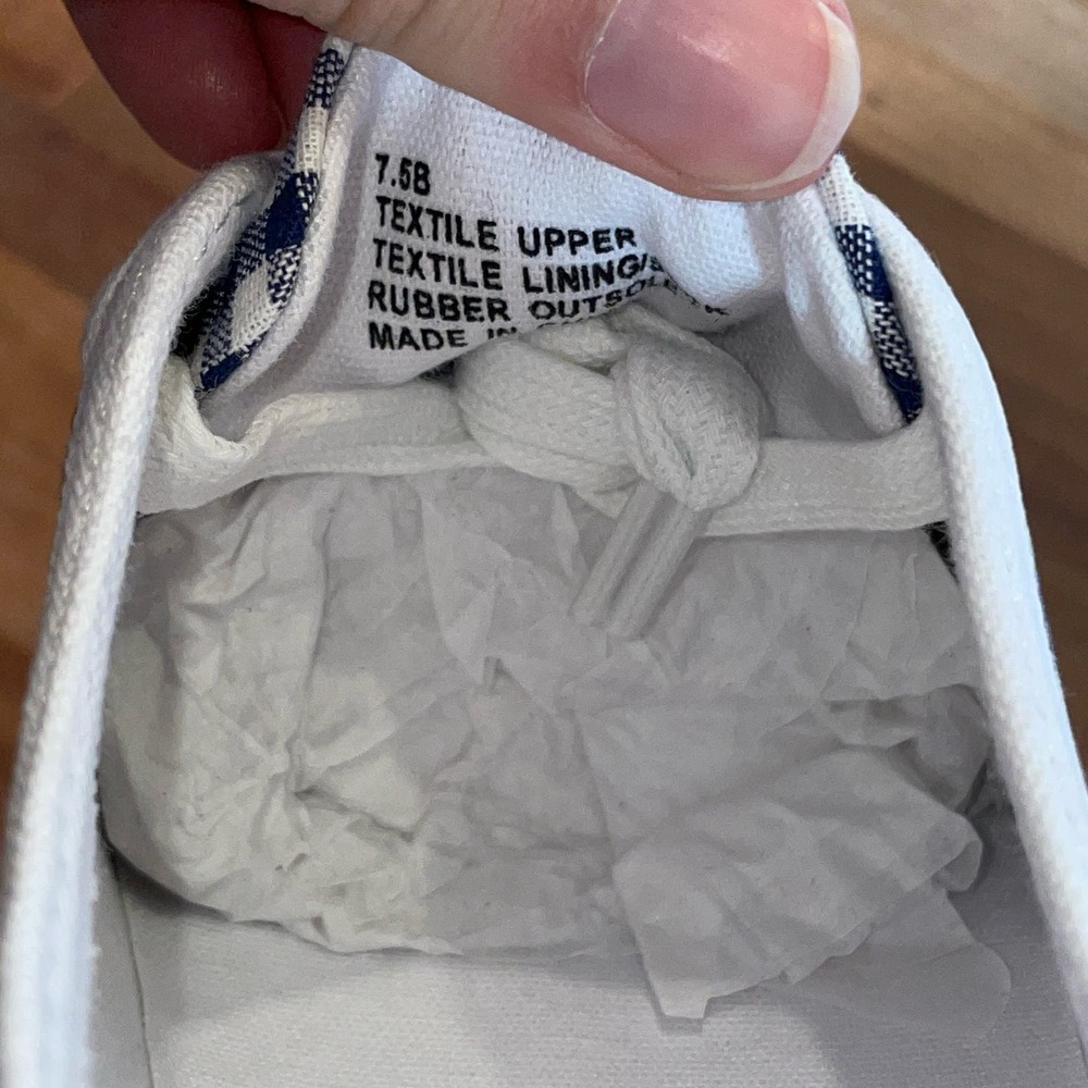 JACK ROGERS Women's Ava Sneakers, blue gingham 7.5M - Picture 8 of 10